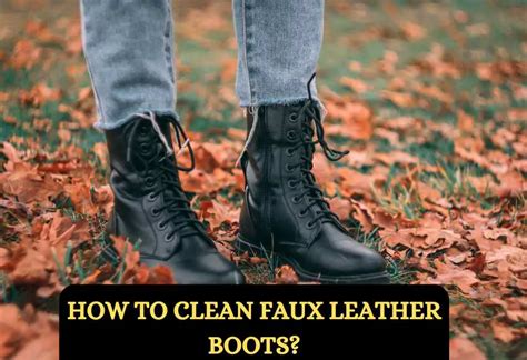 how to clean faux leather shoes